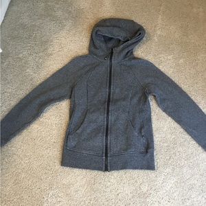 Lululemon Gray Full Zip Hoodie